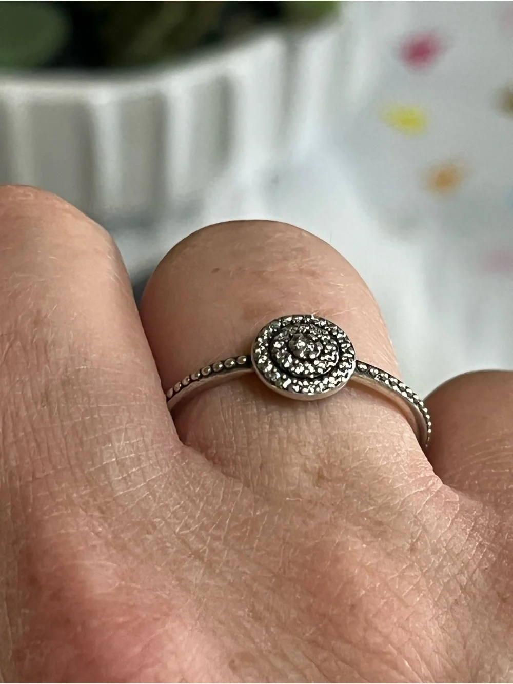 Pandora Sterling CZ Ring